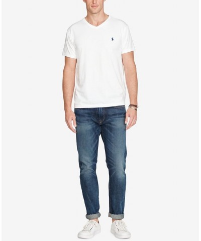 Men's Big & Tall Classic Fit V-Neck T-Shirt White $27.30 T-Shirts