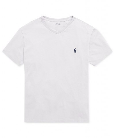 Men's Big & Tall Classic Fit V-Neck T-Shirt White $27.30 T-Shirts