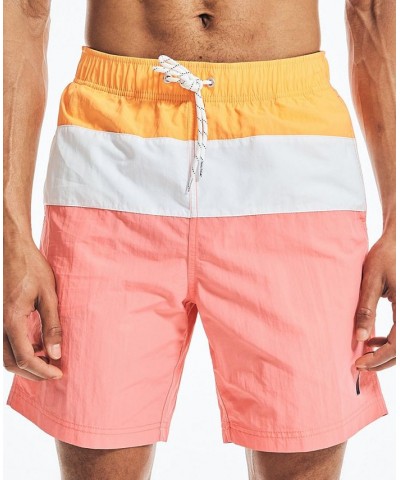 Men's Colorblocked Swimsuit Red $18.51 Swimsuits