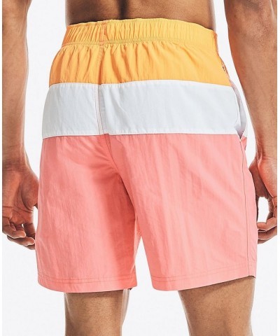 Men's Colorblocked Swimsuit Red $18.51 Swimsuits