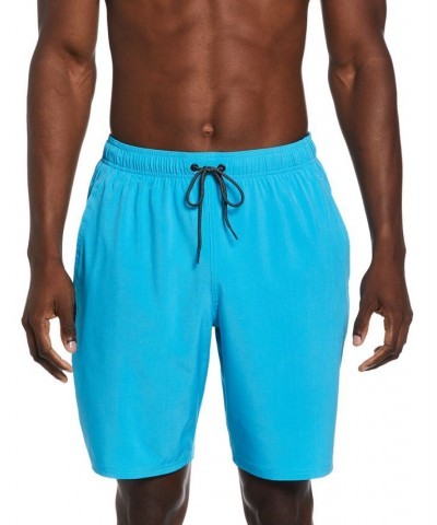 Men's Contend Water-Repellent Colorblocked 9" Swim Trunks PD07 $24.20 Swimsuits