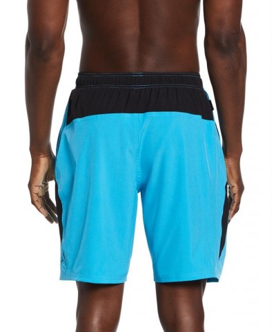 Men's Contend Water-Repellent Colorblocked 9" Swim Trunks PD07 $24.20 Swimsuits