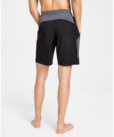 Men's Contend Water-Repellent Colorblocked 9" Swim Trunks PD07 $24.20 Swimsuits