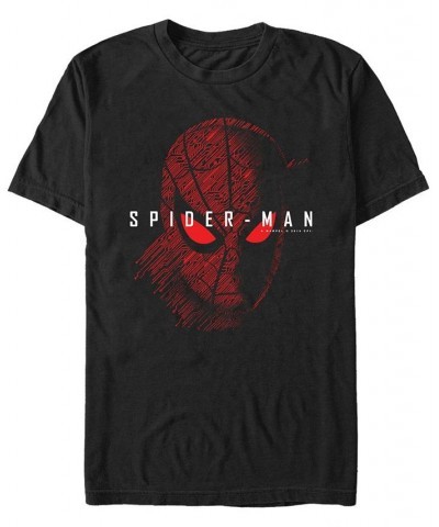 Marvel Men's Spider Man Far From Home Tech Big Face, Short Sleeve T-shirt Black $20.99 T-Shirts