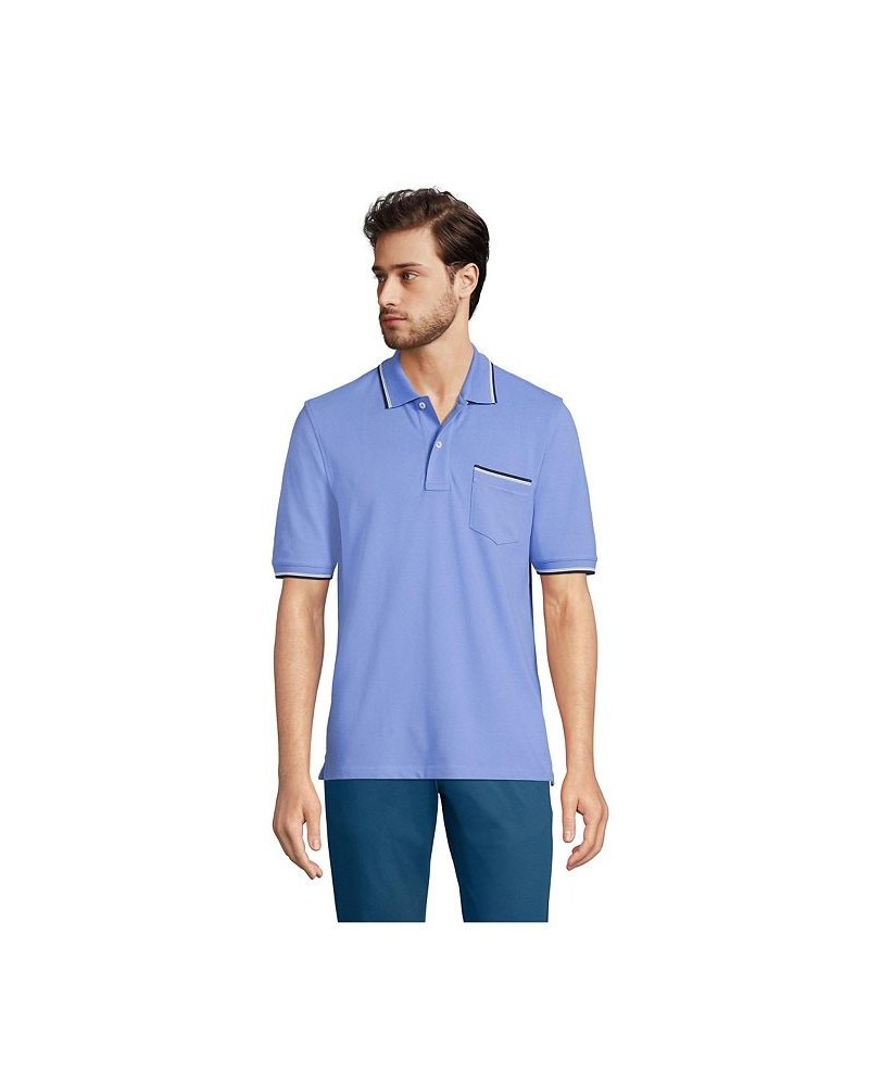 Men's Short Sleeve Comfort-First Mesh Polo Shirt With Pocket PD09 $30.22 Polo Shirts