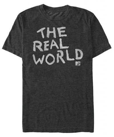 MTV The Real-World Logo Short Sleeve T-Shirt Gray $16.45 T-Shirts