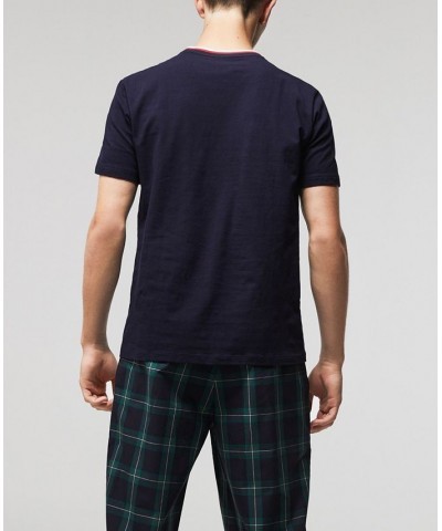 Men's Pajama T-Shirt Blue $23.25 Pajama