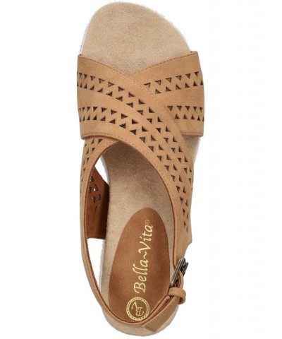 Women's Cosette Wedge Sandals Tan/Beige $39.60 Shoes