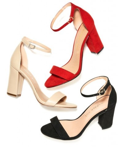 Bella Two-Piece Block Heel Sandals PD01 $29.90 Shoes