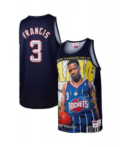 Men's Steve Francis Navy Houston Rockets Slam Player Tank Top $31.39 T-Shirts