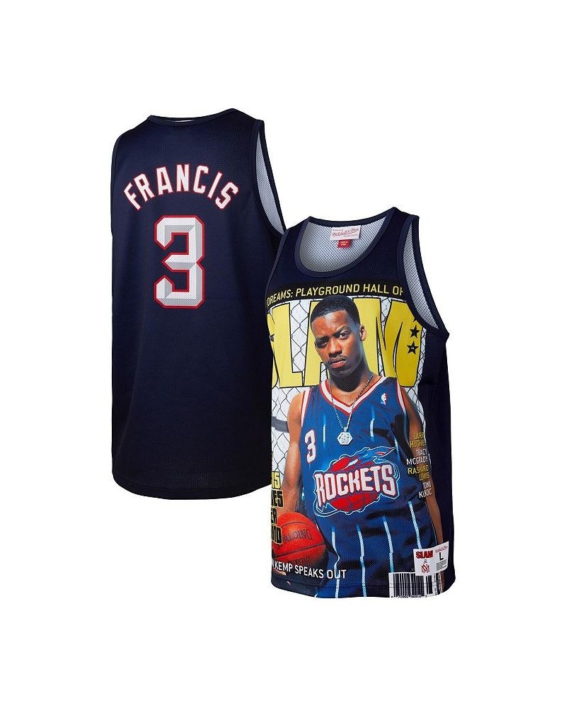 Men's Steve Francis Navy Houston Rockets Slam Player Tank Top $31.39 T-Shirts