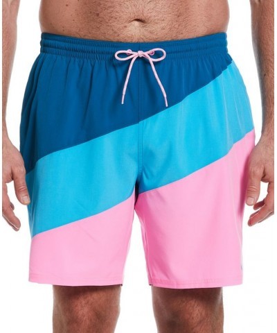 Men's Big & Tall Color Surge 9" Swim Trunks Pink $35.37 Swimsuits