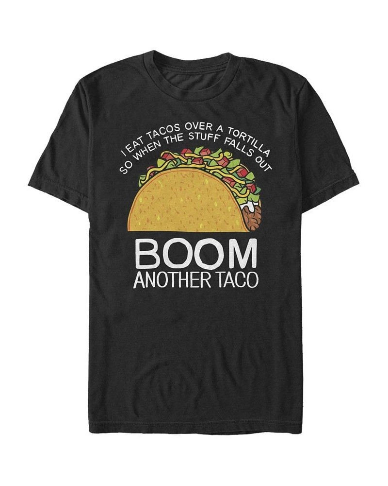 Men's Taco Short Sleeve Crew T-shirt Black $14.35 T-Shirts