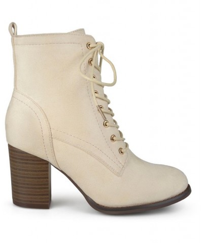 Women's Baylor Lace-up Booties Bone $44.00 Shoes