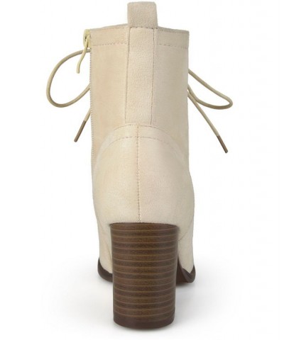 Women's Baylor Lace-up Booties Bone $44.00 Shoes