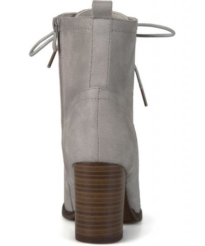 Women's Baylor Lace-up Booties Bone $44.00 Shoes