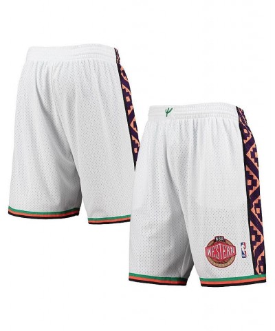 Men's White Western Conference Hardwood Classics 1995 All-Star Game Swingman Shorts $25.30 Shorts