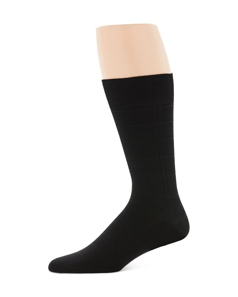 Perry Ellis Men's Socks, Triple S Single Pair Sock Black $8.60 Socks