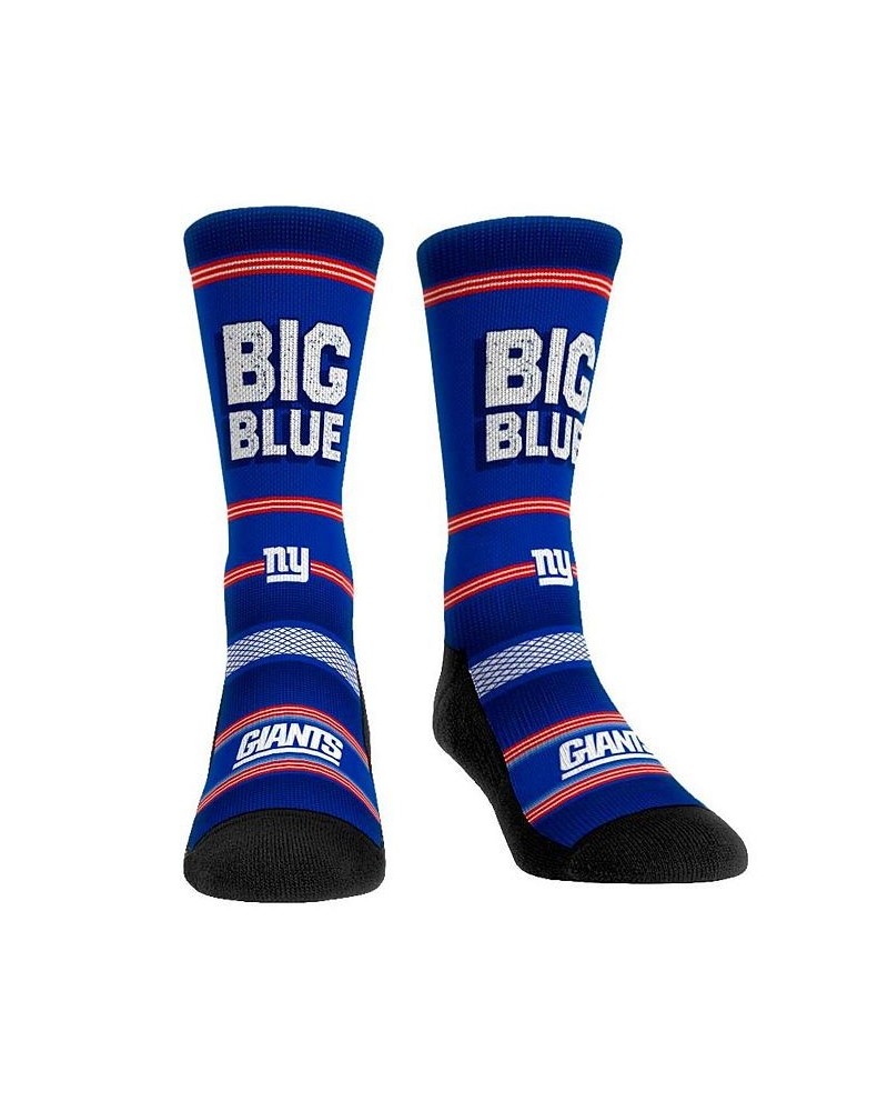 Men's and Women's Socks New York Giants Team Slogan Crew Socks $12.60 Socks