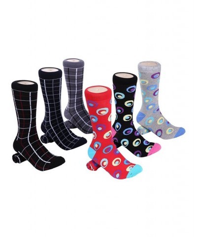 Men's Bold Designer Dress Socks Pack of 6 PD06 $15.98 Socks