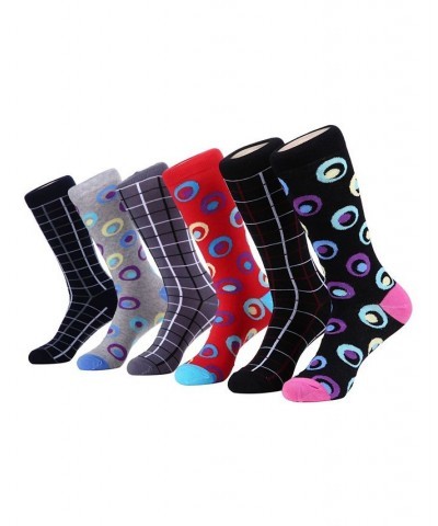 Men's Bold Designer Dress Socks Pack of 6 PD06 $15.98 Socks