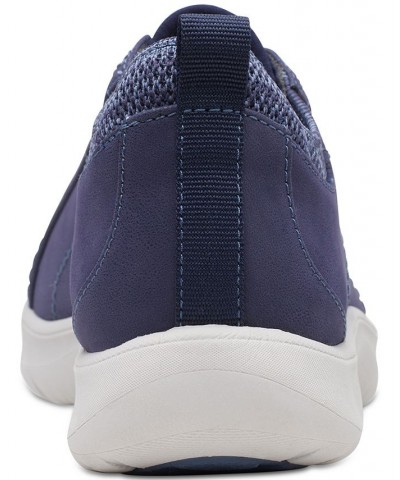 Women's Adella Trace Sneakers Blue $40.00 Shoes