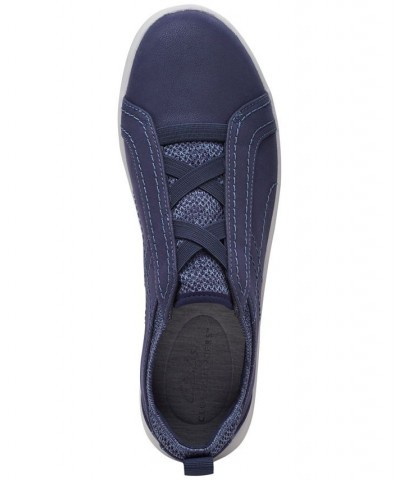 Women's Adella Trace Sneakers Blue $40.00 Shoes