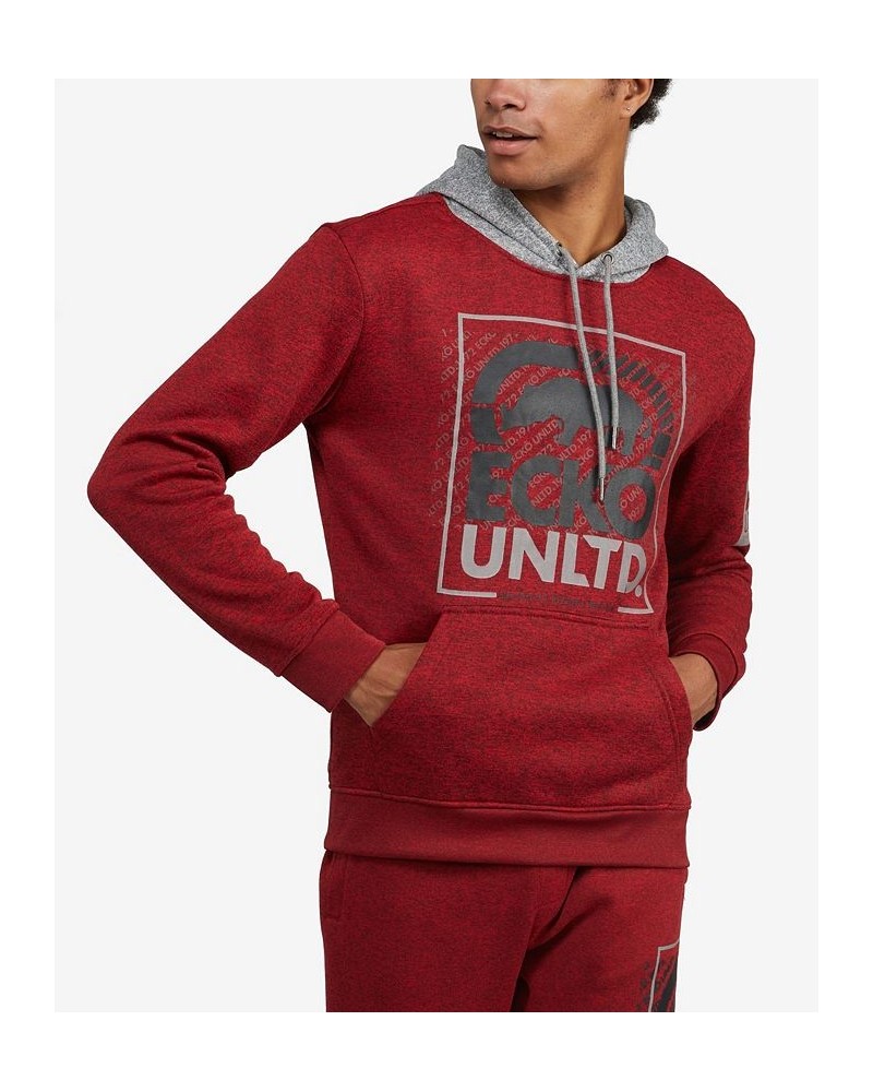 Men's Big and Tall Structural RHINO Hoodie Red $34.80 Sweatshirt