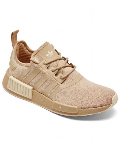 Women's NMD R1 Casual Sneakers Tan/Beige $42.00 Shoes