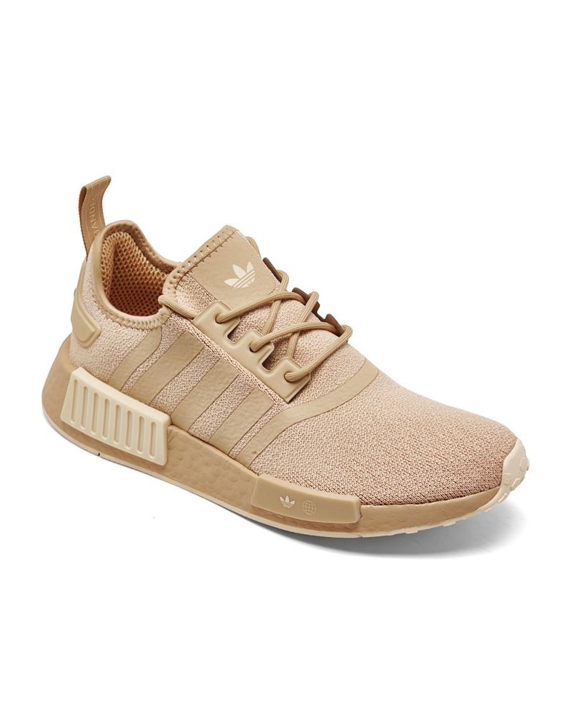 Women's NMD R1 Casual Sneakers Tan/Beige $42.00 Shoes