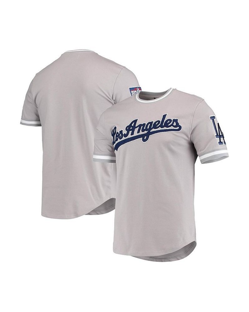 Men's Gray Los Angeles Dodgers Team T-shirt $40.80 T-Shirts