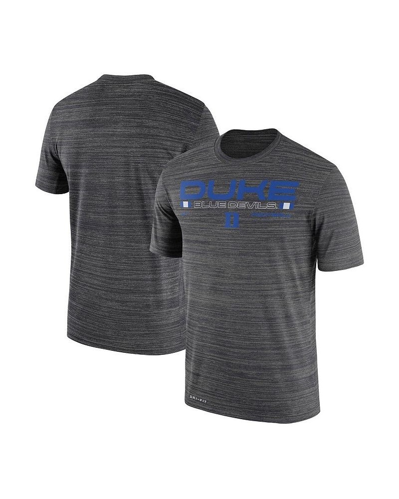 Men's Charcoal Duke Blue Devils Velocity Legend Performance T-shirt $16.80 T-Shirts