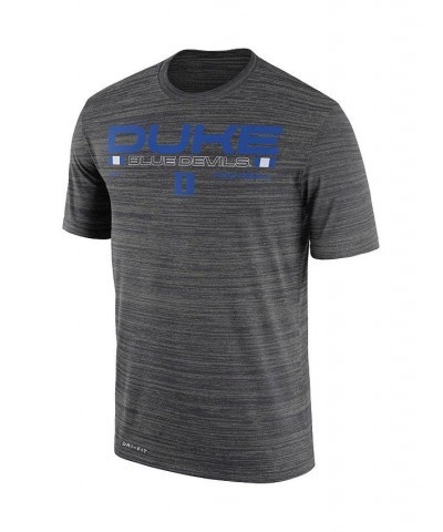 Men's Charcoal Duke Blue Devils Velocity Legend Performance T-shirt $16.80 T-Shirts