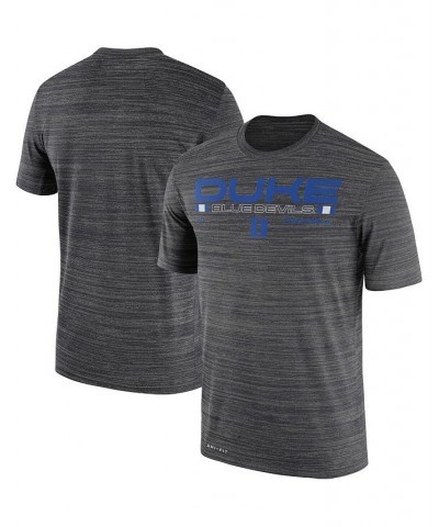 Men's Charcoal Duke Blue Devils Velocity Legend Performance T-shirt $16.80 T-Shirts