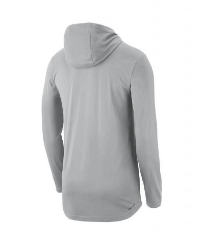 Men's Gray Alabama Crimson Tide Campus Performance Hoodie Long Sleeve T-shirt $29.40 T-Shirts