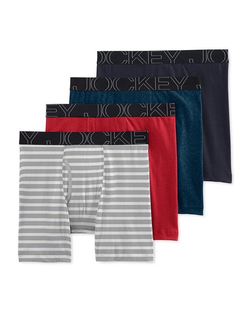 ActiveBlend 7" Midway Brief - 4 Pack Brown $15.79 Underwear