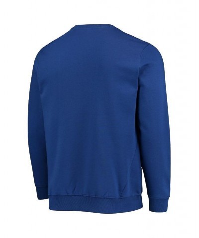 Men's Royal Chicago Cubs Chiseled Zane Pullover Sweatshirt $38.49 Sweatshirt