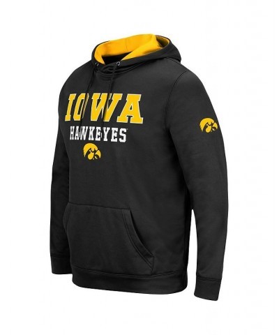 Men's Black Iowa Hawkeyes Sunrise Pullover Hoodie $28.60 Sweatshirt