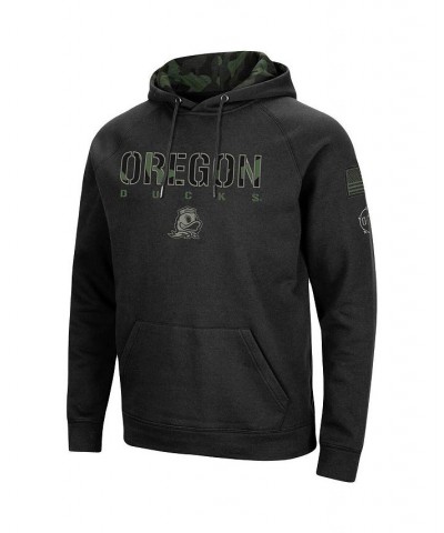 Men's Black Oregon Ducks OHT Military-Inspired Appreciation Camo Pullover Hoodie $34.50 Sweatshirt