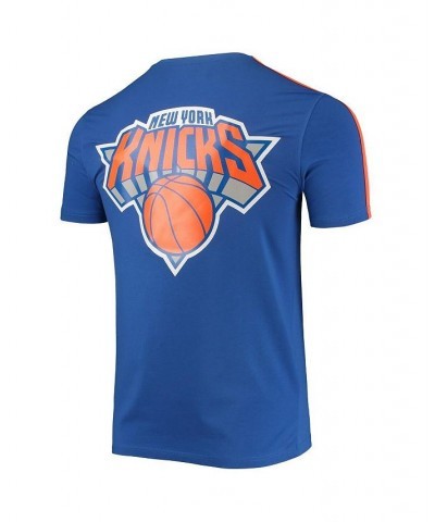 Men's Blue, Orange New York Knicks Mesh Capsule Taping T-shirt $29.14 T-Shirts