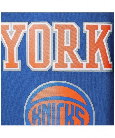 Men's Blue, Orange New York Knicks Mesh Capsule Taping T-shirt $29.14 T-Shirts