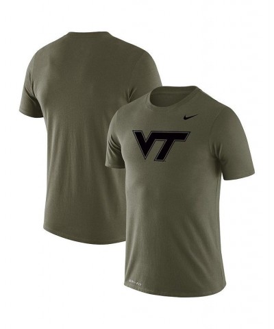 Men's Olive Virginia Tech Hokies Tonal Logo Legend Performance T-shirt $20.50 T-Shirts