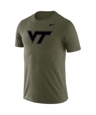 Men's Olive Virginia Tech Hokies Tonal Logo Legend Performance T-shirt $20.50 T-Shirts