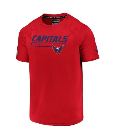 Men's Branded Red Washington Capitals Rink T-shirt $19.68 T-Shirts