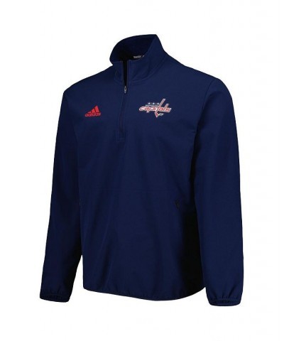 Men's Navy Washington Capitals COLD.RDY Quarter-Zip Jacket $51.29 Jackets