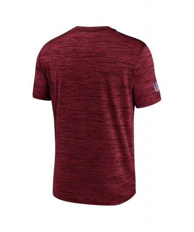 Men's Red New York Giants Sideline Velocity Athletic Stack Performance T-shirt $25.99 T-Shirts