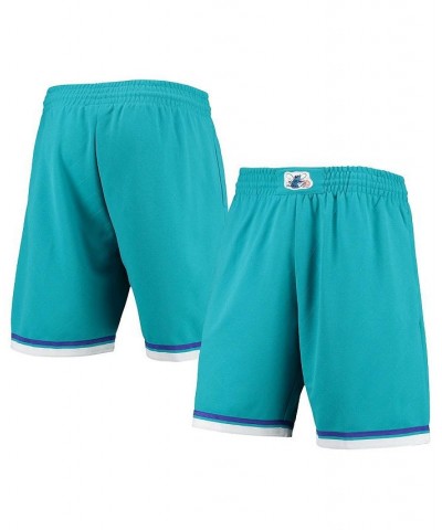 Men's Teal Charlotte Hornets 1992 Hardwood Classics 75th Anniversary Swingman Shorts $40.30 Shorts