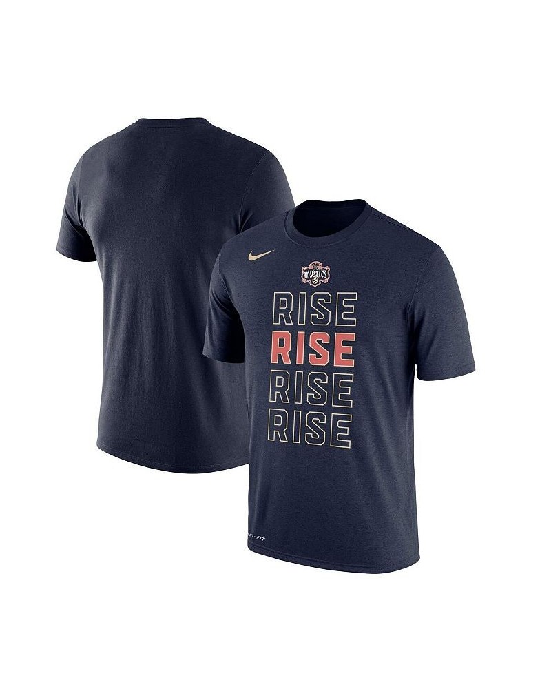 Men's Navy Washington Mystics Rebel Edition T-shirt $19.60 T-Shirts