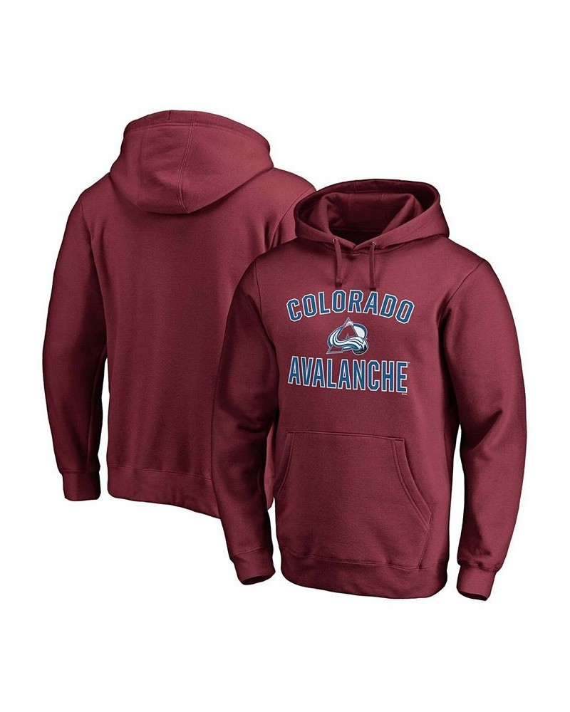 Men's Burgundy Colorado Avalanche Team Victory Arch Pullover Hoodie $33.05 Sweatshirt