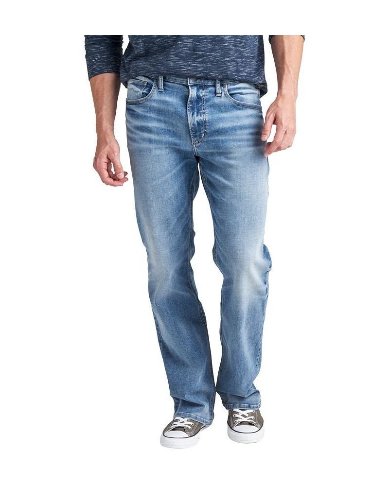 Men's Zac Relaxed Fit Straight Leg Jeans Blue $37.84 Jeans